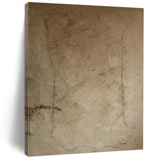 Light Brown Sketch Art for Minimalist Art Gallery & Vintage - Inspired Study DLZ1534