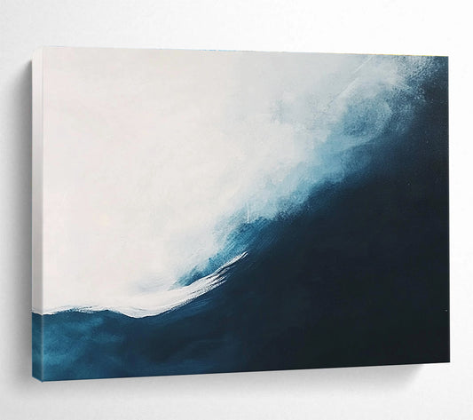 Dynamic Sea Wave Art for Nautical - Themed Bar & Surfer’s Loft SC162