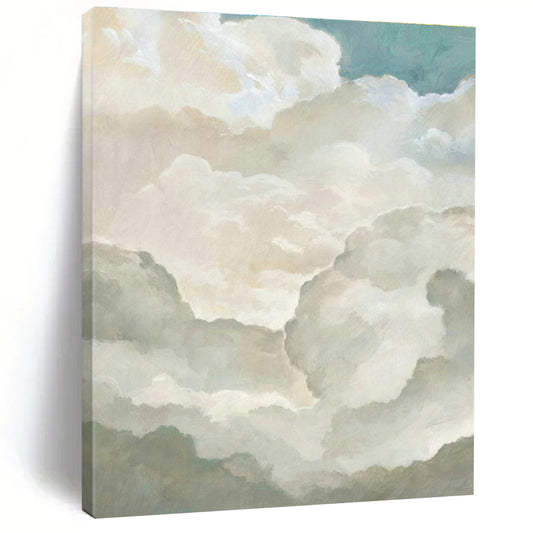 Fluffy Clouds Painting for Beach House & Rooftop Bar DLZ0616
