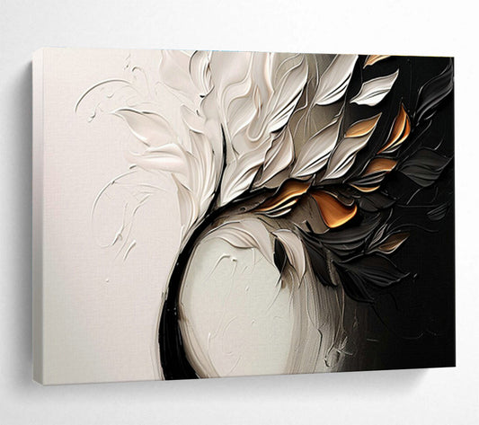 3D Leaf & Flower Art for Elegant Home Entryways DLZ3132