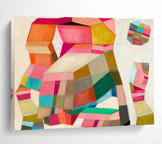 Colorful Geometric Abstract Art for Creative Workspaces DLZ2454