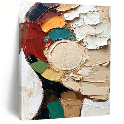 Textured Portrait Abstract for Contemporary Art Gallery & Avant - Garde Home STSC283