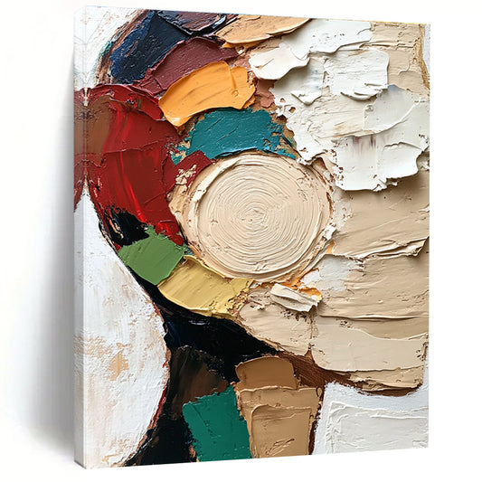 Textured Portrait Abstract for Contemporary Art Gallery & Avant - Garde Home STSC283