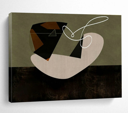 Geometric Line Abstract Art for Modern Office DLZ2746