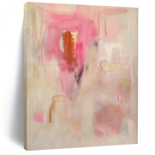 Pink Abstract Art for Blush - Toned Bridal Suite & Creative Salon DLZ0717
