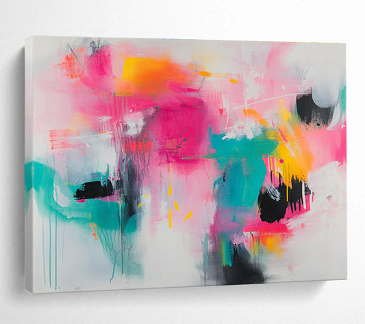 Bright Color Fusion Art for Trendy Bar & Art School SC387