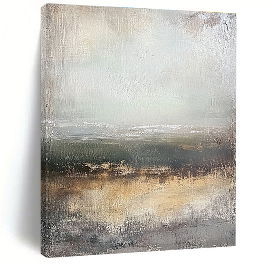 Minimalist Landscape Abstract for Modern Art Gallery & Contemplative Reading Nook STSC305