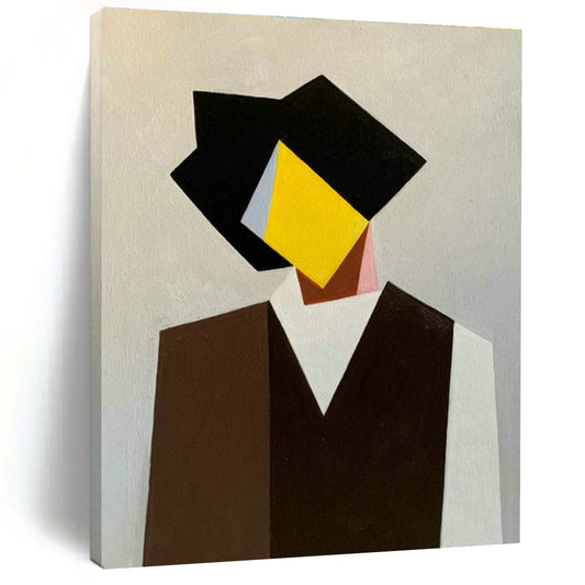 Geometric Figure Abstract Art for Modern - Minimalist Home & Creative Office DLZ0760