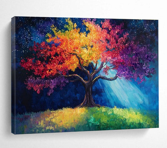 Fantasy Tree Night Sky Art for Boho - Chic Rooftop Garden Hangouts DLZ3197