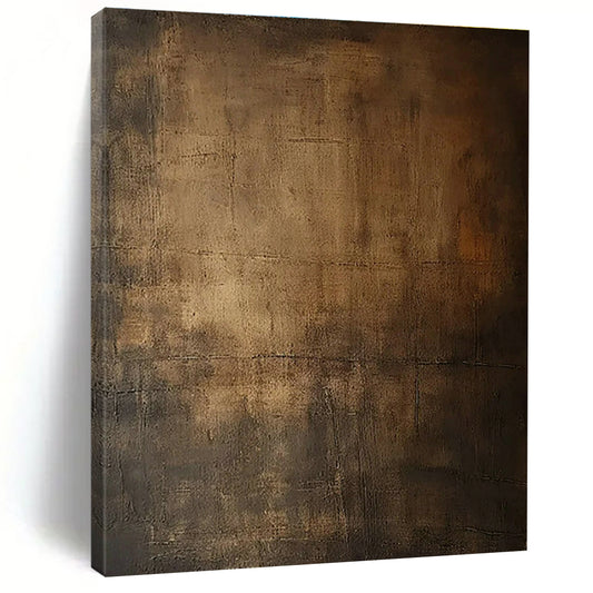 Dark Brown Textured Art for Rustic Restaurant & Industrial - Style Office DLZ1841