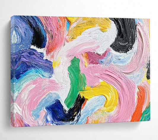Colorful Swirls Art for Playful Children’s Room & Art - Inspired Retail Store SC436