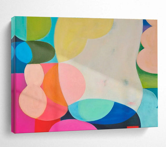 Colorful Circle Abstract Art for Playful Kids’ Rooms DLZ2440