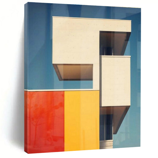 Geometric Architecture Abstract Art for Architectural Firm & Modern Art Café DLZ1944