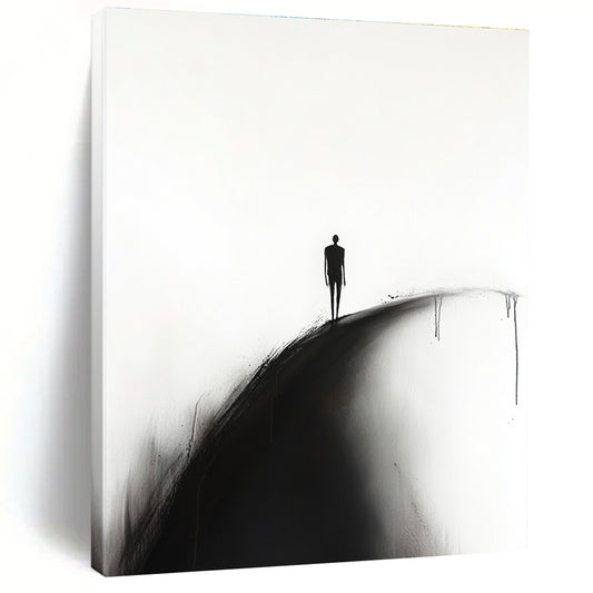 Silhouette on a Hill Art for Serene Bedroom & Abstract Art Gallery STSC1331