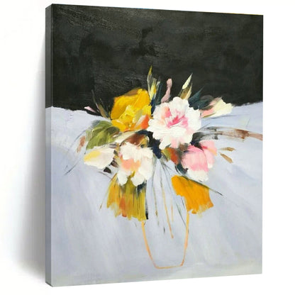 Expressive Flower Bouquet Art for Garden Café & Wedding Venue DLZ0626