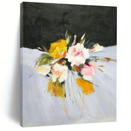 Expressive Flower Bouquet Art for Garden Café & Wedding Venue DLZ0626