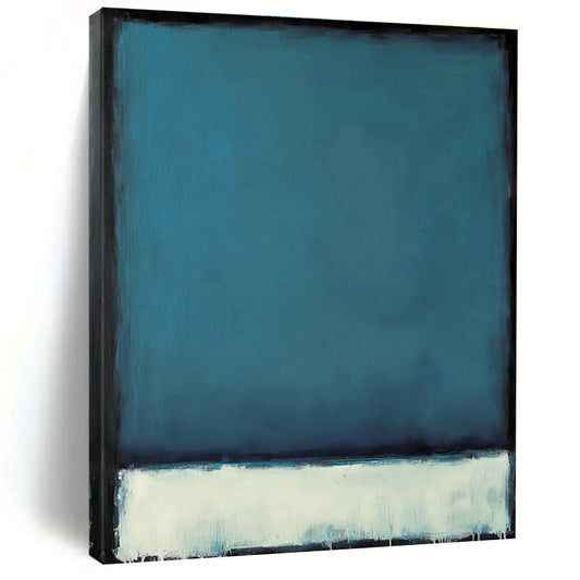 Blue - White Gradient Abstract Art for Bedroom & Meditation Room DLZ0459