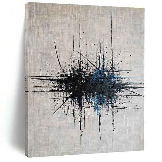 Splatter Abstract Art for Modern Art Gallery & Edgy Home Studio STSC189