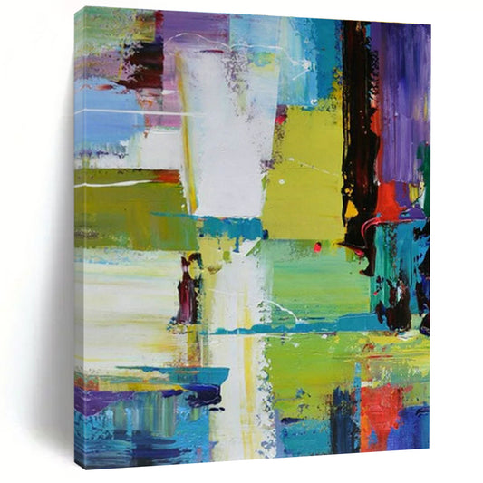Colorful Geometric Abstract Art for Creative Studio & Trendy Café DLZ1783