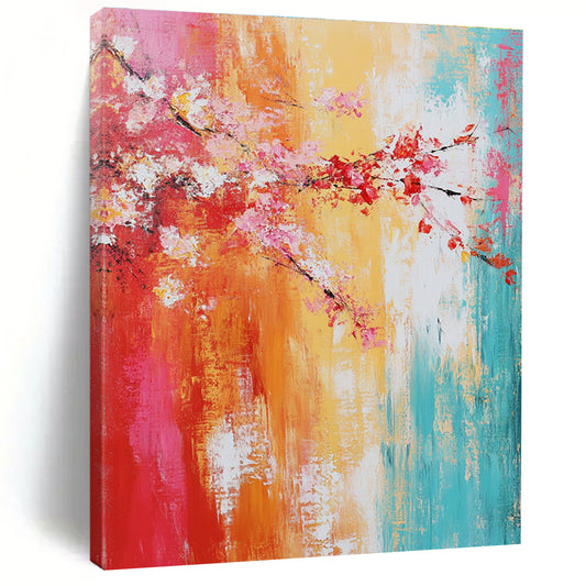 Colorful Blossom Branches for Bohemian - Style Bedroom & Vibrant Café STSC373