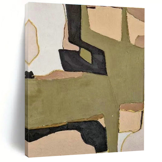 Geometric Color - Block Art for Bohemian Home Living Room Corners DLZ0232