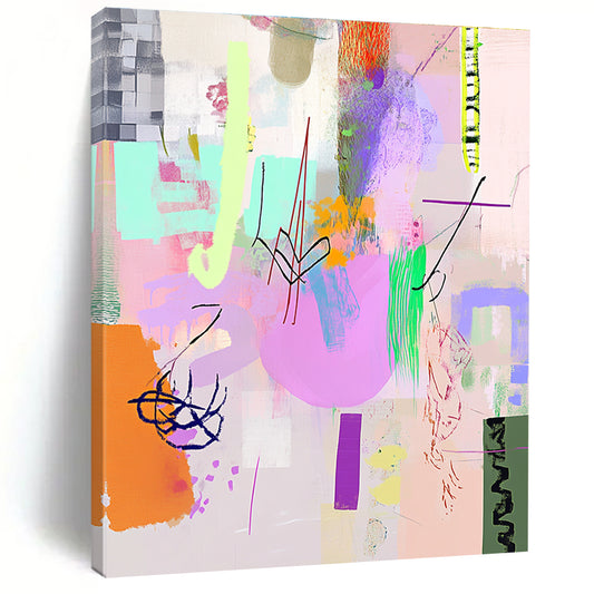 Vibrant Abstract Shapes for Modern Home Playroom & Creative Office Space STSC1042