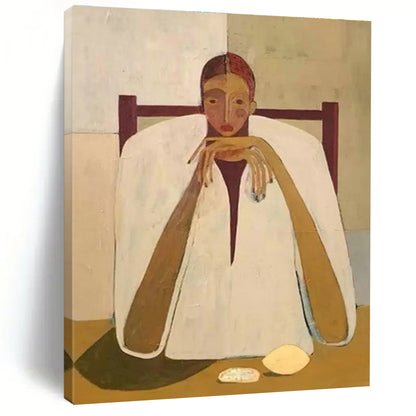 Figure Sitting Pose Art for Living Room & Bedroom DLZ0430