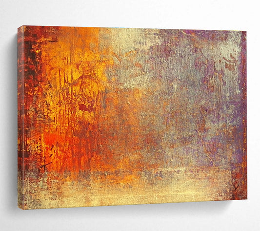 Warm Abstract Textures Art for Cozy Café & Rustic Home Decor SC432