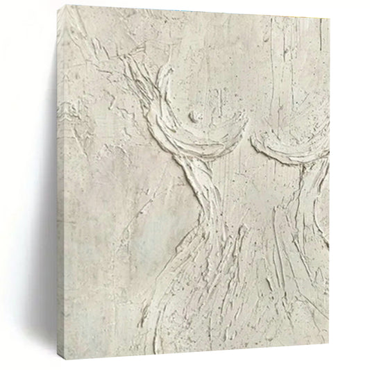 White Relief Tree Shadow Art for Scandinavian - Style Nursery & Nature - Lover’s Reading Nook DLZ0996