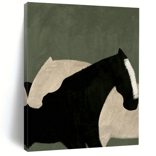 Modern Horse Art for Urban Loft & Horse - Lover’s Bedroom DLZ1418