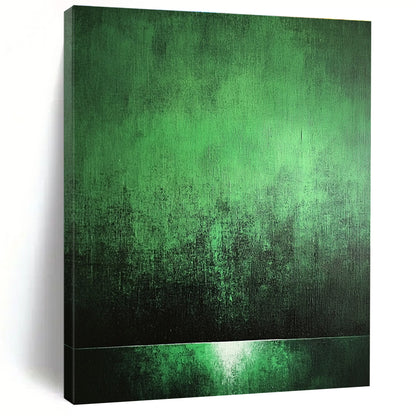 Gradient Green Abstract for Minimalist Home Bedroom & Nature - themed Art Café STSC1007