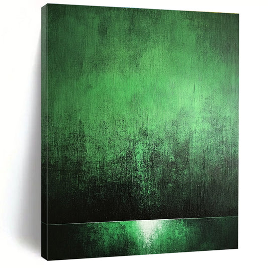 Gradient Green Abstract for Minimalist Home Bedroom & Nature - themed Art Café STSC1007