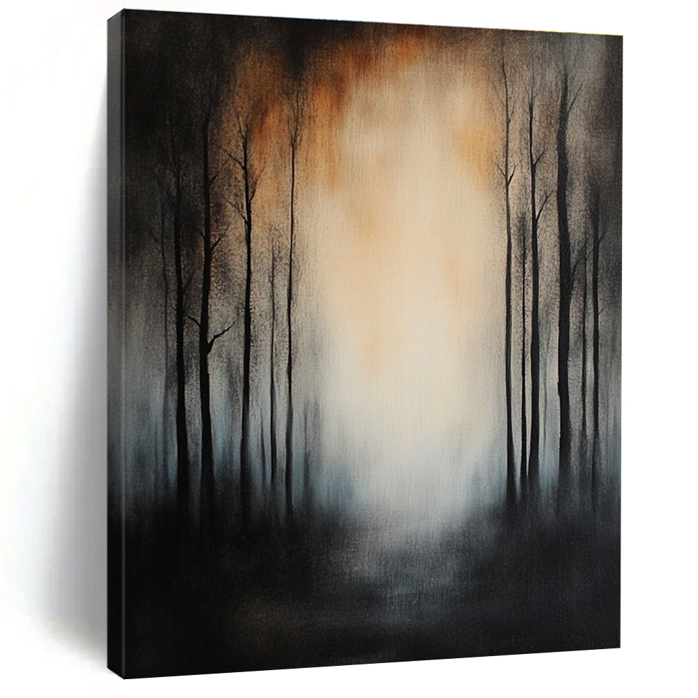 Misty Forest Path for Mysterious Library & Nature - Themed Bedroom STSC195