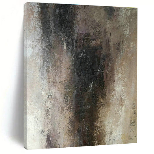 Brown - Grey Abstract Art for Living Room & Study DLZ0557