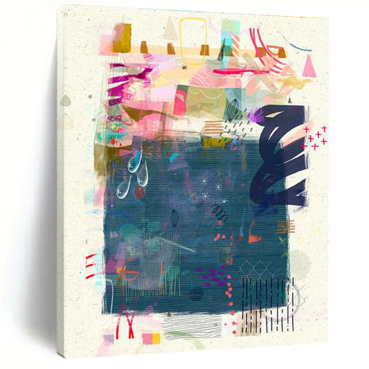 Colorful Collage Art for Creative Agency Meeting Rooms DLZ0096