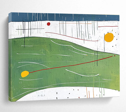 Colorful Minimalist Landscape Art for Scandinavian - Style Home & Art - Loving Café SC176