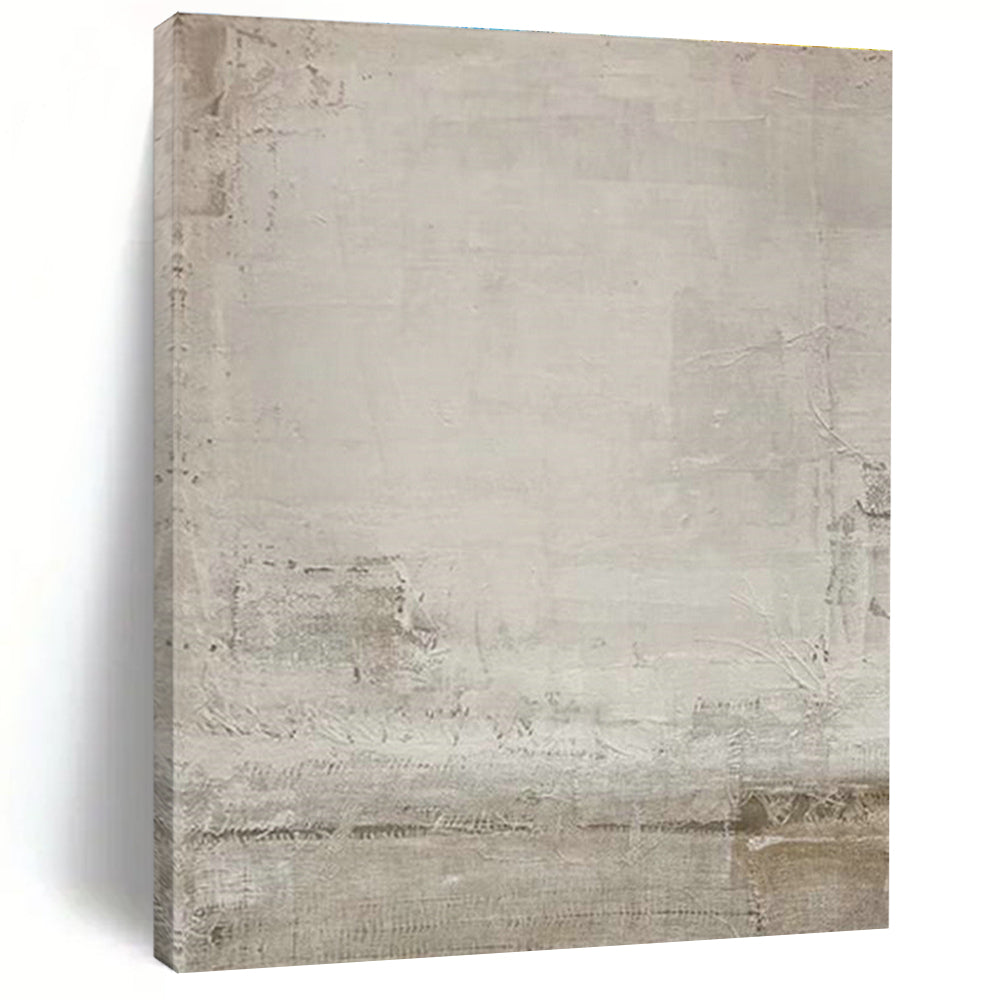 Light Gray Abstract Art for Calming Home Bedroom Ceiling Accents DLZ0186