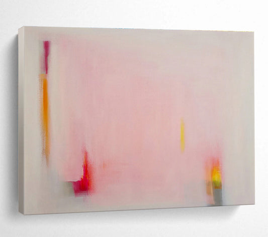Light - Pink Minimalist Abstract Art for Delicate Nurseries DLZ2408