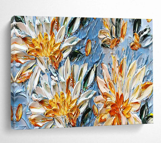3D Floral Relief Art for Elegant Boutique Dressing Room Walls DLZ3280