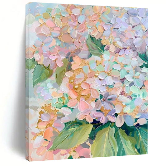 Colorful Hydrangea Cluster Art for Coastal Home Sunroom & Floral - Inspired Boutique DLZ0914