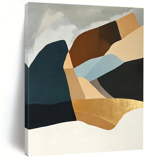 Geometric Landscape Art for Sunroom & Office STSC697
