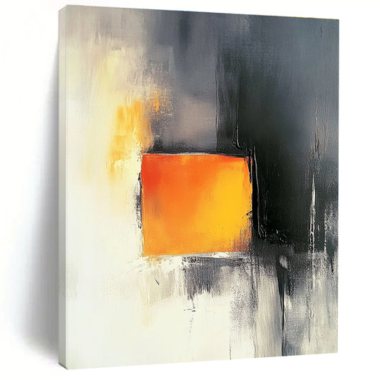 Grey and Orange Abstract for Industrial - Style Loft & Modern Office STSC1208