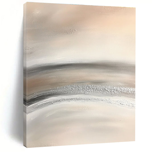 Monochrome Textured Waves for Industrial - Style Loft & Abstract Art Exhibition STSC949