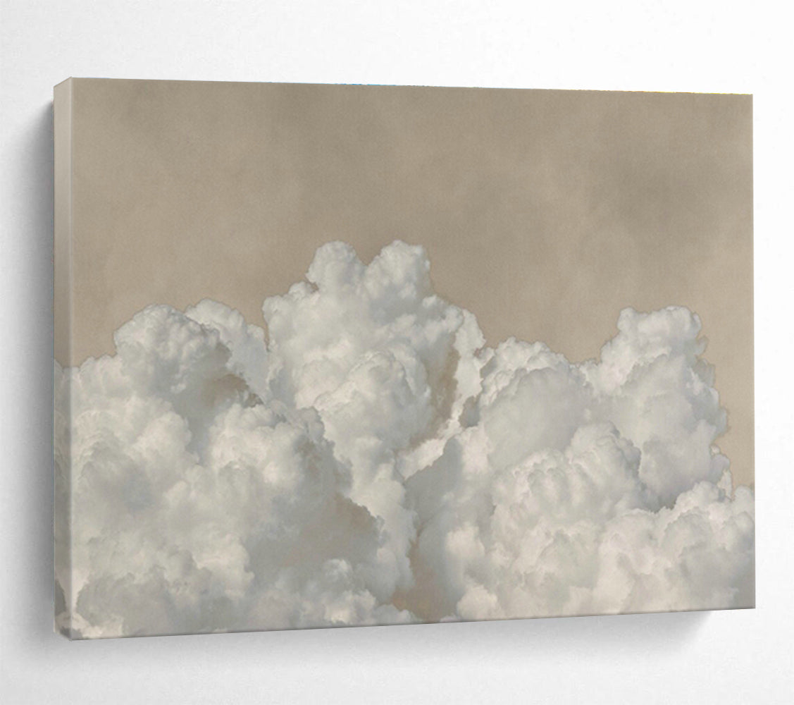 Minimalist Cloud Oil Painting for Scandinavian - Style Bedrooms DLZ2510