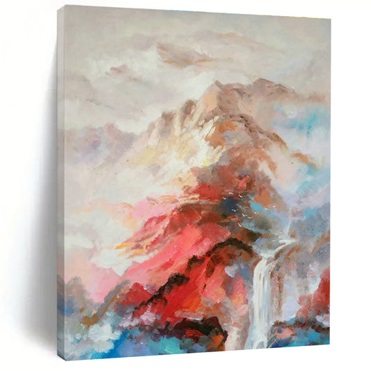 Color - Ink Landscape Abstract Art for Zen - Style Teahouse & Art - Loving Home Study DLZ1355