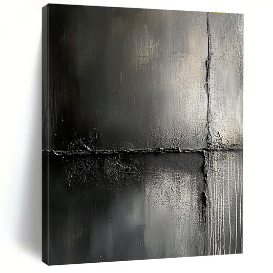 Black Abstract Minimalism for Luxury Spa Lounge & Sophisticated Home Theater STSC425