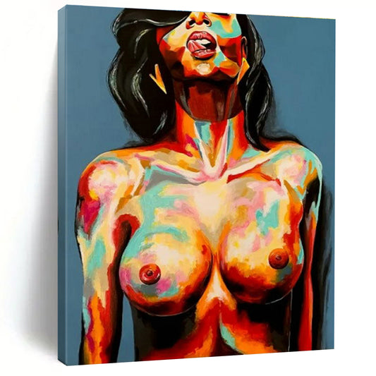Oversized Custom - Created Abstract Painting for Cottage & Living Room DLZ2329