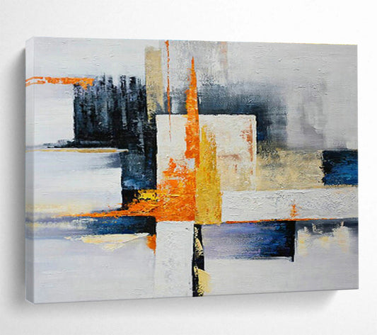Geometric Color - Block Abstract Art for Modern Office Break Rooms DLZ2604