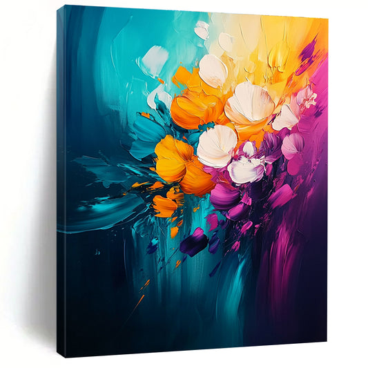 Vivid Flower Bouquet Art for Dining Room & Garden House STSC051