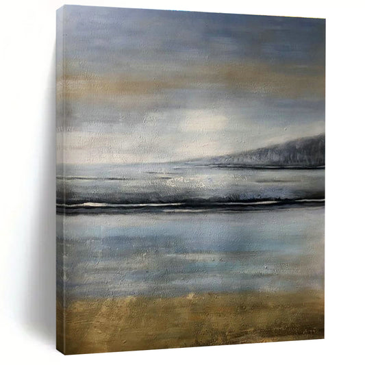 Sea and Sky Abstract Art for Beach House & Balcony DLZ2276